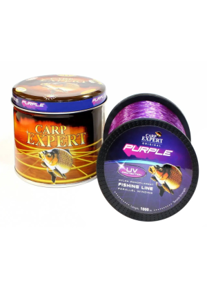Carp Expert UV Purple 1000m Carp Fishing Line Strong Sinking Mono 0.35mm
