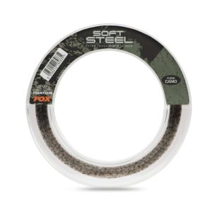 FOX Soft Steel Fleck Camo Leader 100m - Shock lead 0.60mm