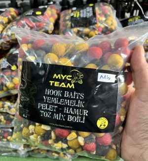 Yemlemelik Boili Pelet Mısır Karışık MİX 1 kg