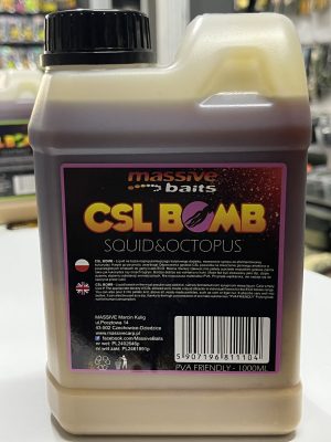 MASSİVE BAİTS CSL BOMB 1 LİTRE SQUID & OCTOPUS ( KALAMAR & AHTAPOT )